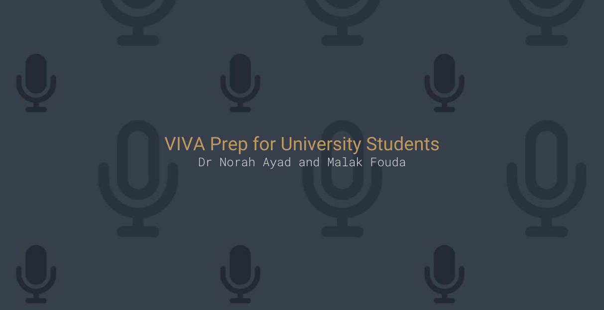 VIVA Prep Session for University Students